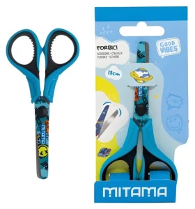 Mitama Good Vibes modrá/černá / Nůžky dětské / 13 cm (61286-90165)