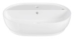 GROHE - Essence Umyvadlo na desku, 60x40 cm, s přepadem, s otvorem pro baterii, alpská bílá 103569SH00
