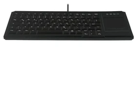 Contour ACTIVE KEY Industry 4.0 černá / Klávesnice s touchpadem / IP68 / QWERTZ DE / USB (AK-4400-GU-B/GE)