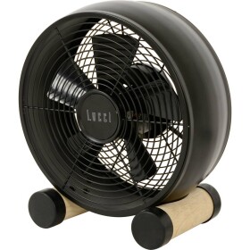 Lucci AIR Breeze stolní ventilátor 35 W černá, dřevo - LUCCI TABLE FAN 213120EU