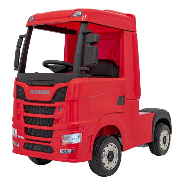 Mamido Elektrický kamion Scania R-SERIE 4x4 červený
