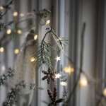Ib Laursen Světelný LED drátek Stars 420 cm, stříbrná barva, kov, plast