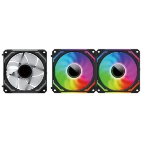 Redragon GC-F012 černá 3ks / 120mm / 2000 RPM / 68.8 CFM / 4-Pin PWM (GC-F012)