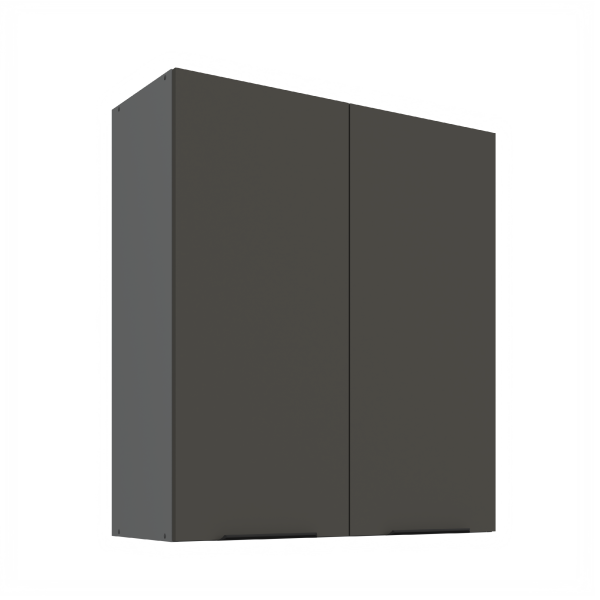 Horní skříňka Aria ANT 80 G-90 2F Barva korpusu: Antracit, Barva dvířek: GR - Graphite AFM