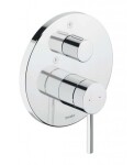 DURAVIT - Circle Baterie pod omítku, pro 2 spotřebiče, chrom CE4210012010