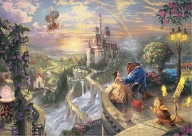 SCHMIDT Puzzle Kráska a zvíře v kovové krabičce
