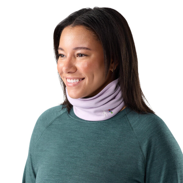 Unisex merino nákrčník SMARTWOOL Thermal Merino Reversible Neck Gaiter, Icy Lavender Sky univerzální