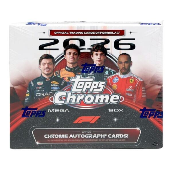 2026 Topps Chrome Formula 1 Mega Box - karty F1