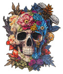 Dřevěné puzzle - Lebka