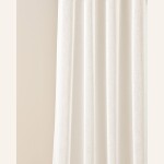 Krémová záclona Sensia s průchodkami 350 x 250 cm