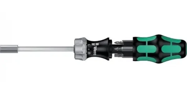 WERA Kraftform Kompakt 27 RA 1 / Bitový šroubovák / ráčna / 1/4" / 6 bitů (05051517001)