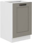 Spodní skříňka pod dřez Luna 50 ZL 1F BB Barva korpusu: Dub artisan, Barva dvířek: Clay Grey