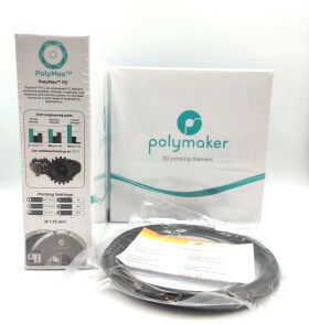 VZOREK 20 METRŮ - Tough PC PolyMax filament černý 1,75mm Polymaker