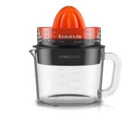 Taurus Citrus Glass černá / Elektrický lis na citrusy / 30 W / 1 l / sklo (924254000)