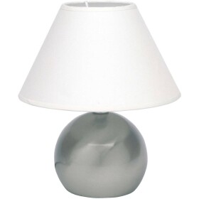 Brilliant Tarifa 62447/05 stolní lampa LED E14 40 W nerezová ocel, bílá - Brilliant 62447/05