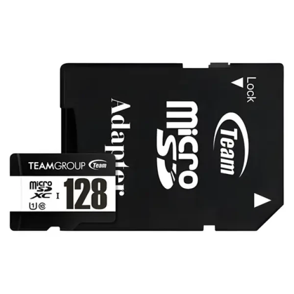 TeamGroup microSDXC 128GB UHS-I U1 / Paměťová karta / Rychlostní třída U1 (TUSDX128GCL10U03)