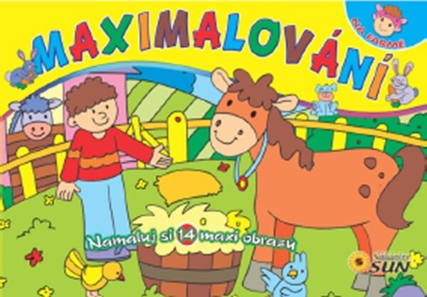 Maximalování - Na farmě - Namaluj si 14 maxi obrazů