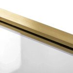 REA/S - Sprchový kout DIAMOND 90x90 BRUSH GOLD Se sprchovou vaničkou Diamond KPL-K6506