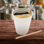 EcoRevolution Obaly Míchátko dřevěné na kávu 17,8 cm