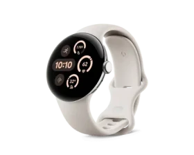 Google Pixel Watch 3 (41mm) WiFi bílá / Chytré hodinky / 1.61" AMOLED / BT 5.3 / 5ATM / Wi-Fi / BT (GA05735-DE)