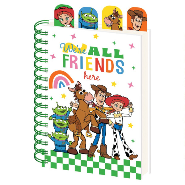 Toy Story kroužkový blok A5 se záložkami - EPEE