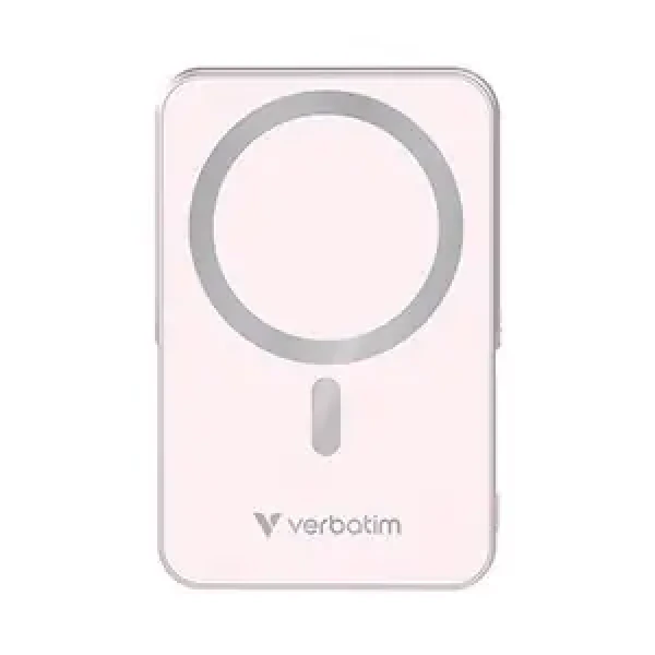 Verbatim Charge 'n' Go růžová / Powerbanka / 10 000 mAh / USB-C PD / MagSafe / 15-20W (32267)