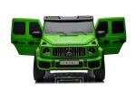 Mamido Elektrické autíčko Mercedes G63 AMG 2x24V 4x200W XXL + MP4 lakované zelené
