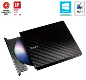 ASUS SDRW-08D2S-U LITE černá / DVD±RW ext. vypalovačka / slim / USB 2.0 / retail (SDRW-08D2S-U LITE/BLK/G/AS)