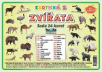 Sada 24 karet - zvířata (exotická 2) - Petr Kupka