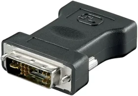 MicroConnect Analog adaptér DVI-A (M) - VGA (F) černá (MONJK)