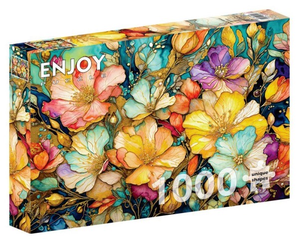 Puzzle Luxusní květinová zahrada 1000 dílků