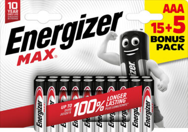 Energizer Max AAA 20ks E303349400