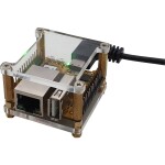 Joy-it RB-MULTIMEDIACASE01 SBC skříň Vhodné pro (vývojové sady): Raspberry Pi snímatelný kryt GPIO, včetně aktivního chl