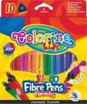 Colorino fixy trojhranné JUMBO, 10 barev