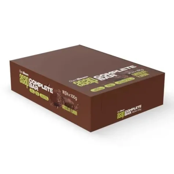 ASAP Complete Bar - GymBeam (čokoláda, 24 x 100 g) (105865-3-24x100g-chocolate)