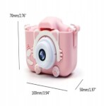 Iso Trade Digitální fotoaparát pro děti Kočička X5 růžový