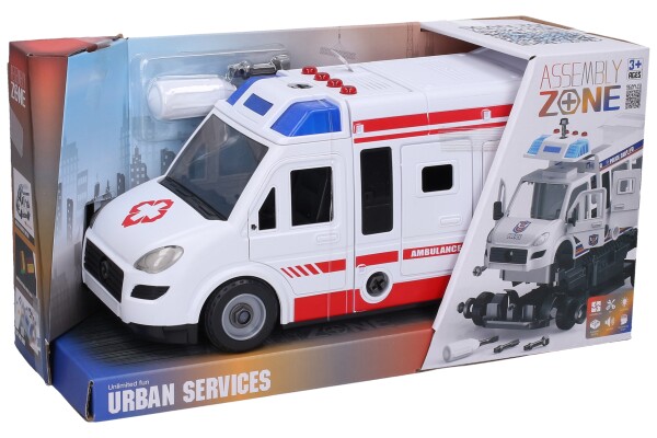 Auto sanitka šroubovací s efekty 31 cm