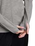 ICEBREAKER Wmns Merino 360 Realfleece Elemental LS Zip Hood, Metro Heather (vzorek) velikost: S