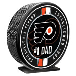 Mustang Puk Philadelphia Flyers NHL 8" MEGA Puck #1 Dad Ribbon