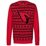 Forever Collectibles Pánská mikina Arizona Cardinals NFL Big Logo Ugly Christmas Sweater Velikost: XL