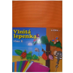 Vlnitá lepenka B4 oranžová - rovná vlna, 10ks