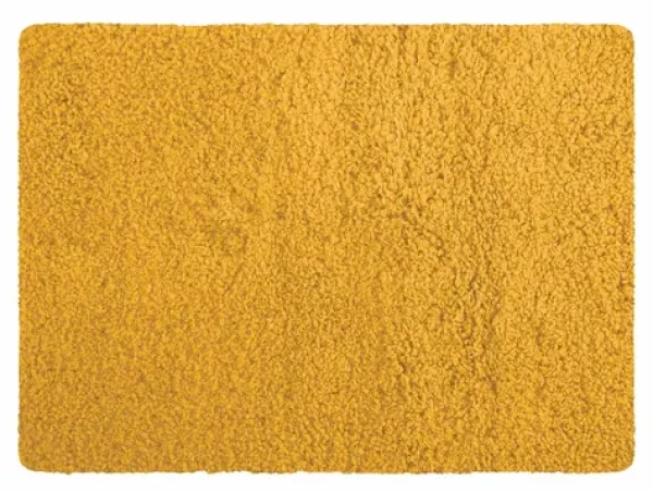 MSV MICROFIBER šafránově žlutá / Koupelnová předložka / 50 x 70 cm / mikrovlákno / protiskluzová