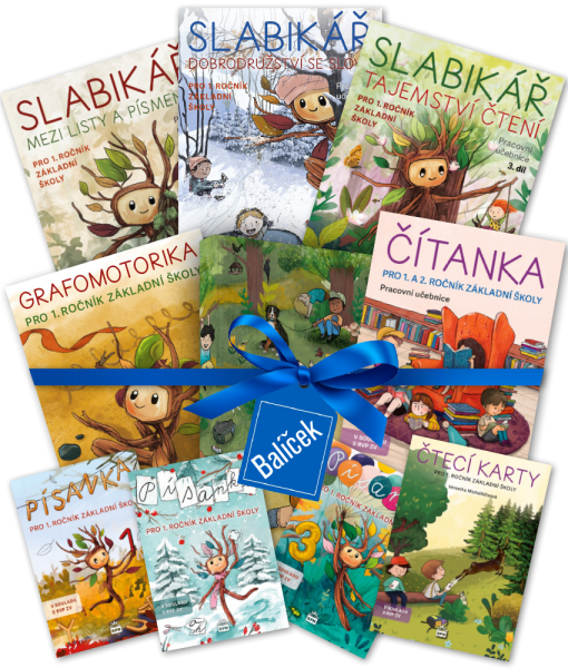 Balíček pro 1. ročník - komplet Slabikáře, Čítanka a Čtecí karty