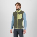 KARPOS Moiazza Retro Fleece Vest, Deep Depths/Tarragon velikost: L