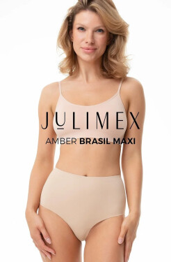 Julimex Amber Brasil Maxi kalhotky S-2XL béžová XL