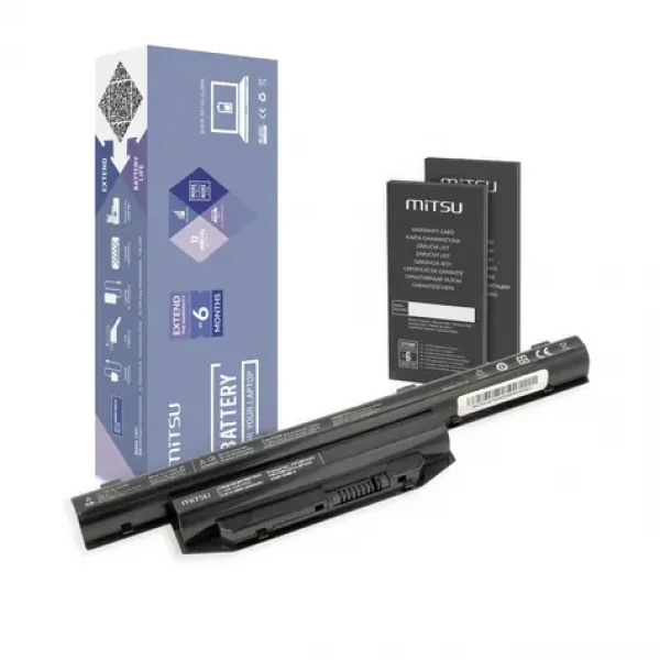 Baterie pro Fujitsu LifeBook E753 / Baterie pro notebook / 4400 mAh / 48 Wh / 10,8-11,1 V (BC/FU-E753)