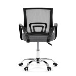 Dětská židle, výškově nastavitelná, šedá síťovina, KA-L103 GREY