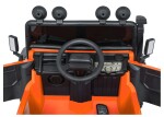 Mamido Dětské elektrické autíčko Land Rover Defender 110 SVX Concept oranžové