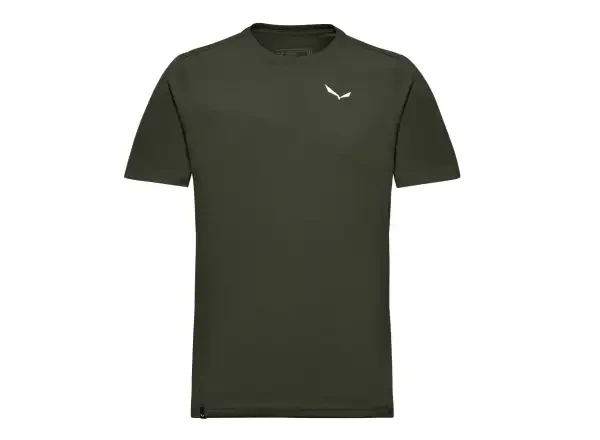Salewa Puez Sporty Dry pánské triko krátký rukáv Dark Olive vel. 50/L
