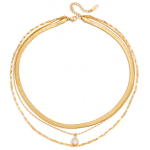 ELENYS Aurielle Layers – pozlacený náhrdelník 18K žluté zlato Délka: 40-48 cm + 5 cm / max. 53 cm